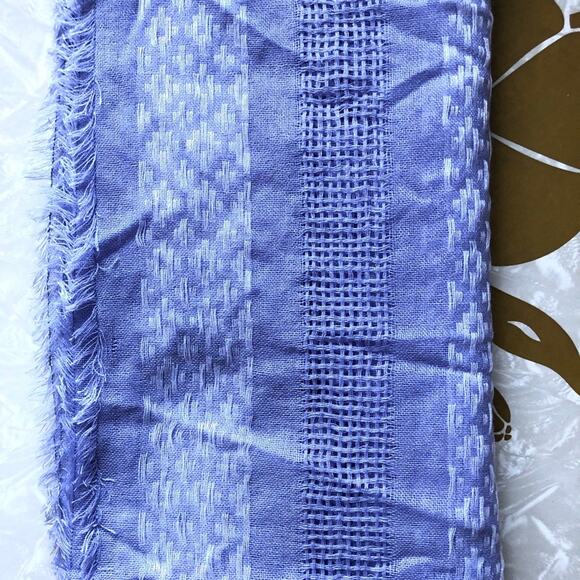 BP Lavender Purple Lightweight Sheer Woven Fringe Infinity Fashion Fall Scarf - Picture 5 of 5